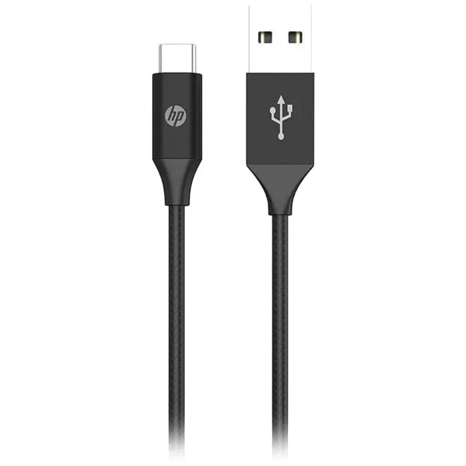 Hp - Cable De Carga Usb A Usb C 1mt Negro Dhc-tc102