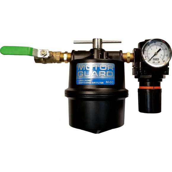 Filtro de aire comprimido con protector de motor regulador M-60R 1/2 NPT