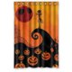 thumbnail image 1 of Cortina de ducha de Halloween, juego de cortina de baño con ganchos, tamaño 48 x 72 pulgadas, 1 of 3