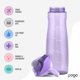 thumbnail image 3 of Botella De Agua De 1 2 L Libre De Bpa A Prueba De Fugas Lila, 3 of 5