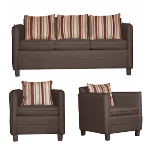 Ruzam Mobel - Juego De Living 3-1-1 Barcelona Café