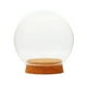 thumbnail image 2 of Cúpula De Cristal Transparente Para Decoración De Recuerdos, Vitrina De Cristal Con Base De 18cm, 2 of 3