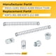 thumbnail image 3 of Kit de muelles y tuerca de ajuste para brazo de pedal de freno trasero M MATI, 3 of 3