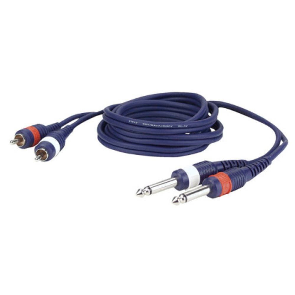 Dap Audio - Cable Audio 2rca A 2plug Mono 3mts