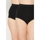 thumbnail image 1 of Calzón Maxi Pack de 2 Algodón Elasticado 98672 Black, 1 of 6