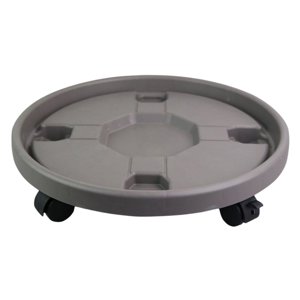 Ioensy - Planta Móvil Caddy Maceta Soporte Planta Fuerte Para Flores Maceta Gris