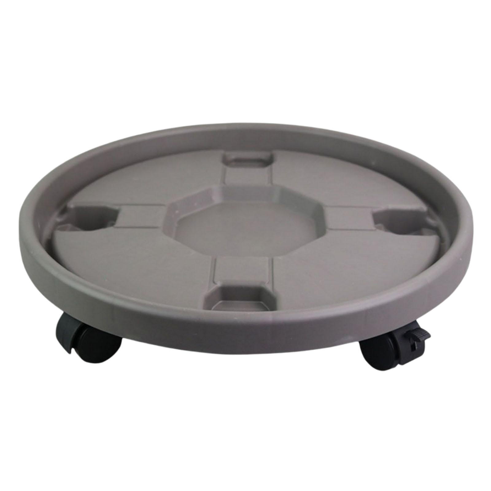 Ioensy - Planta Móvil Caddy Maceta Soporte Planta Fuerte Para Flores Maceta Gris
