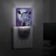 thumbnail image 4 of Vampirina Luz nocturna LED con sensor de anochecer a amanecer para dormitorio, baño, pasillo, escaleras - Lámpara LED nocturna de enchufe, 0.5W - 1 pieza, 4 of 6