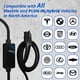 thumbnail image 4 of Cargador para vehículo eléctrico Grizzl-E Mini 40A portátil Nivel 1-2 de carga rápida, 4 of 6