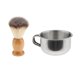 thumbnail image 1 of 2 Unids Hombres Barba Aseo Bigote Madera Afeitado Cepillo Taza Taza Taza Conjunto, 1 of 5