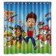 thumbnail image 1 of Cortina de ducha de la Patrulla Canina, juego de cortinas de baño con ganchos, tamaño 66 x 72 pulgadas, 1 of 3