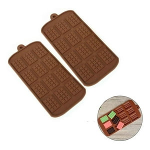 Genérico - 2 Moldes De Chocolate Molde Barra Chocolate Silicona Barrita