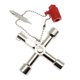 thumbnail image 1 of Llave multifunción HAJXZH de aleación de zinc, cruz de 4 vías, 1 of 5