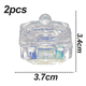 thumbnail image 2 of Plato con tapa para decoración de uñas, recipiente de cristal para polvo acrílico líquido, herramientas para decoración de uñas acrílicas., 2 of 5