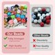 thumbnail image 3 of Cuentas jinalulu 250 Piezas de Resina con Rhinestone 12 mm, 3 of 8