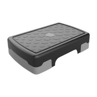 Magideal - Aerobic Fitness Stepper Plataforma De Ejercicio Multifuncional Con Superficie Antideslizante Mueble Para Entrenamiento De Fuerza Y Cardio Adecuado Gris Negro