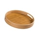 thumbnail image 2 of Bandeja Decorativa De Bambú Para Servir, Bandeja Multifuncional Para Almacenar Alimentos, Té, Desayuno, 380 X 380 X 50 Mm, 2 of 3