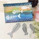 thumbnail image 1 of Matrices de corte metálicas Lottoyday con diseño de espina de pescado para scrapbooking, 1 of 8