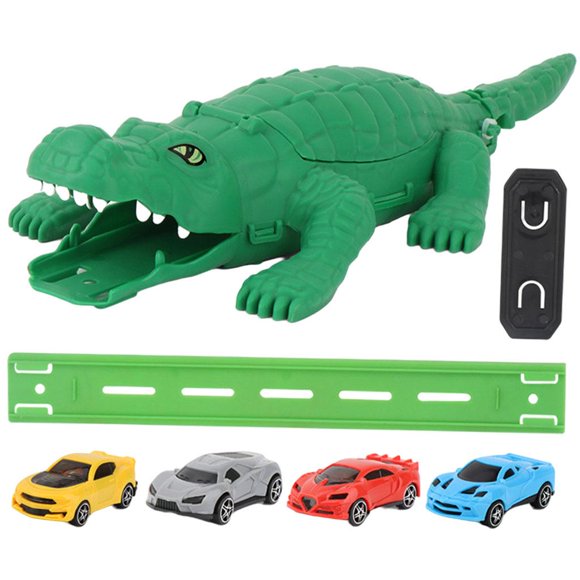Catapulta Portátil De Juguete Para Vagones De Ferrocarril, Con Forma De Cocodrilo, Con Eyección De Fuerza Trasera, Para Coche Peque?o
