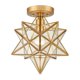 thumbnail image 1 of Lámpara de techo DANSEER de bronce con estrella morava 110V, 1 of 7