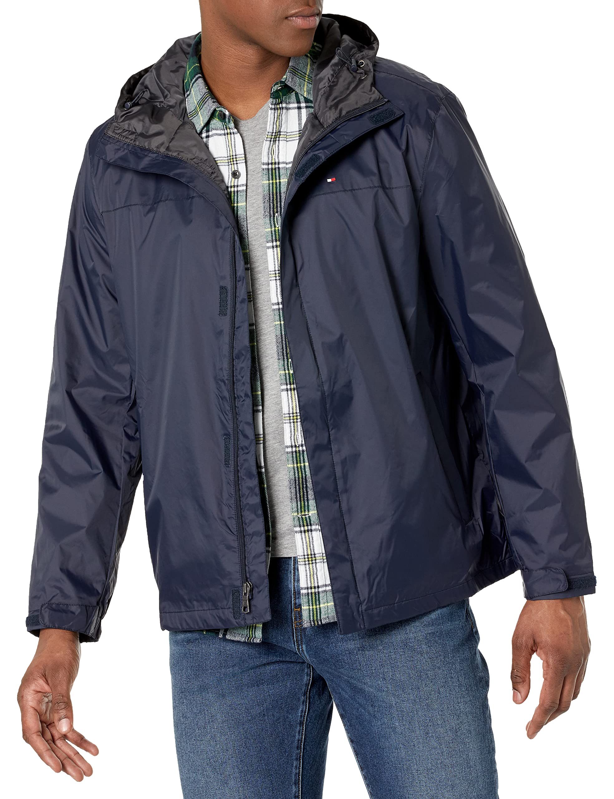 Chaqueta Tommy Hilfiger Impermeable Ligera Para Hombre