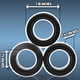 thumbnail image 5 of Anillos magnéticos Fidget Toy BUNMO negros para adultos y adolescentes, 5 of 6