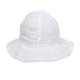 thumbnail image 2 of Gorro Bebé Niña 100% Algodón Broderie Floral Blanco Pillin, 2 of 2