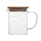 thumbnail image 1 of Taza Medidora De Vidrio Resistente Al Calor Congelador Empuñadura Segura Medida Horno Té 350ml, 1 of 3