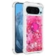 thumbnail image 2 of Funda Para Google Pixel 9/9 Pro Con Brillo Líquido, Protección Completa Y Soporte De Anillo Giratorio, 2 of 4