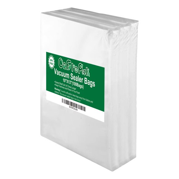 Bolsas selladoras al vacío O2Frepak, 100 más de un cuarto de galón, 25 x 33 cm, sin BPA