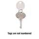 thumbnail image 5 of Etiquetas para Llaves Master Lock 7116D Plástico Blanco Paquete de 20, 5 of 5