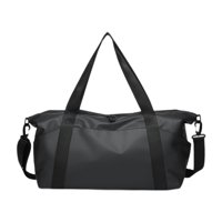 Ioensy - Bolsa De Viaje De Lona, Bolso De Mano, Bolsa Deportiva Multiusos Para Hacer Ejercicio, Natación, Yoga, Color Negro