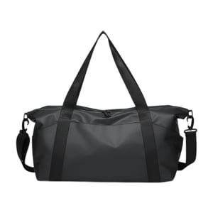 Ioensy - Bolsa De Viaje De Lona, Bolso De Mano, Bolsa Deportiva Multiusos Para Hacer Ejercicio, Natación, Yoga, Color Negro