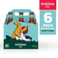 Cerveza Artesanal Patagonia Hoppy Lager 4.8º Pack 6 Botella 6 Un Austral