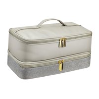 Magideal - Bolsa De Viaje Para Herramientas Para El Cabello, Estuche De Transporte Para Conducir, Portátil, Impermeable, Espacioso, Bolsa De Almacenamiento De He