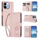 thumbnail image 2 of Funda Cartera Trébol para Xiaomi Redmi Note 17 Pro Plus 5G con Ranuras Tarjetas y Carga Inalámbrica Rosa, 2 of 6
