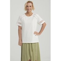 Fashionspark - Polera Mujer Detalle Macramé Crudo - Ll