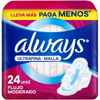 Toallas Higiénicas Seca Ultrafina 24 Un Always