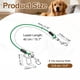 thumbnail image 2 of Correa para Perro a Prueba de Mordeduras Uxcell, Arnés de Cinturón de Seguridad para Perro de 16 pulgadas con Extensor de Correa de Doble Clip Trenzado de Acero, (Verde, 1 Pza), 2 of 7