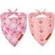 thumbnail image 1 of ADOGGYGO Pañuelos rosados de Halloween para perros, con fantasmas y calabazas, 1 of 3