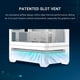 thumbnail image 3 of Funda para PC ASUS Prime AP202 ARGB White mATX con cristal templado, 3 of 9