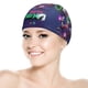 thumbnail image 5 of Chico Bestia: Lobo solitario Gorro de Natación de Licra, Gorro de Baño de Tela Cómoda, Gorro Elástico Antideslizante para Hombres, Mujeres y Niños, 5 of 6