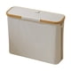 thumbnail image 3 of Caja de almacenamiento de papel higiénico, soporte para rollo de papel higiénico, organizador de baño, cesta de papel higiénico para almacenamiento de beige, 3 of 5