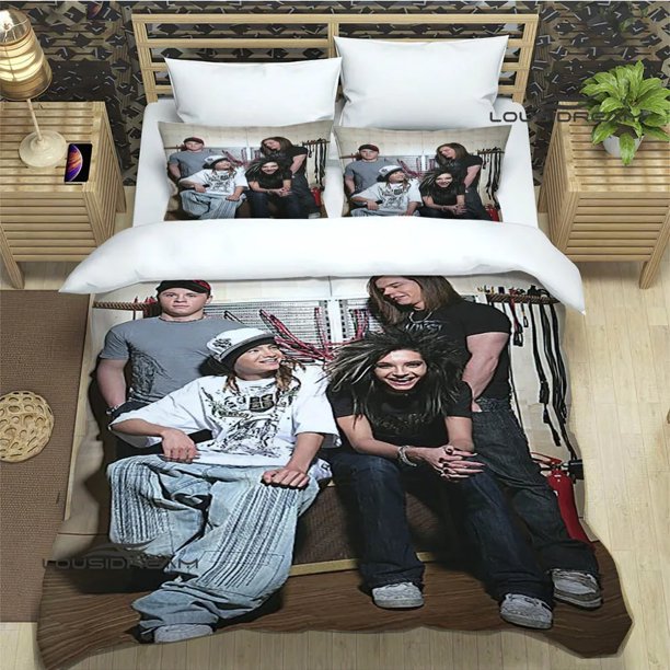 Tokio Hotel band printed Bedding Sets exquisite bed supplies set duvet cover bed comforter set bedding set luxury Birthday Gift Bed Sheets