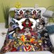 thumbnail image 1 of Japan Anime ONE Piece Game Summer Bed Pillowcases Quilt Duvet Cover Set Single Queen King 3D Photo Bedding Set Bed Sheets, 1 of 5
