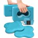 thumbnail image 1 of Soporte para muñeca Yoga Blocks Deep-Zen®, paquete de 2 con rodilleras y correa, 1 of 8