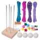 thumbnail image 1 of Kit De Bolas De Paracord Para Tejer A Crochet. Bonitas Herramientas Para Tejer Para Principiantes. 3, 1 of 5