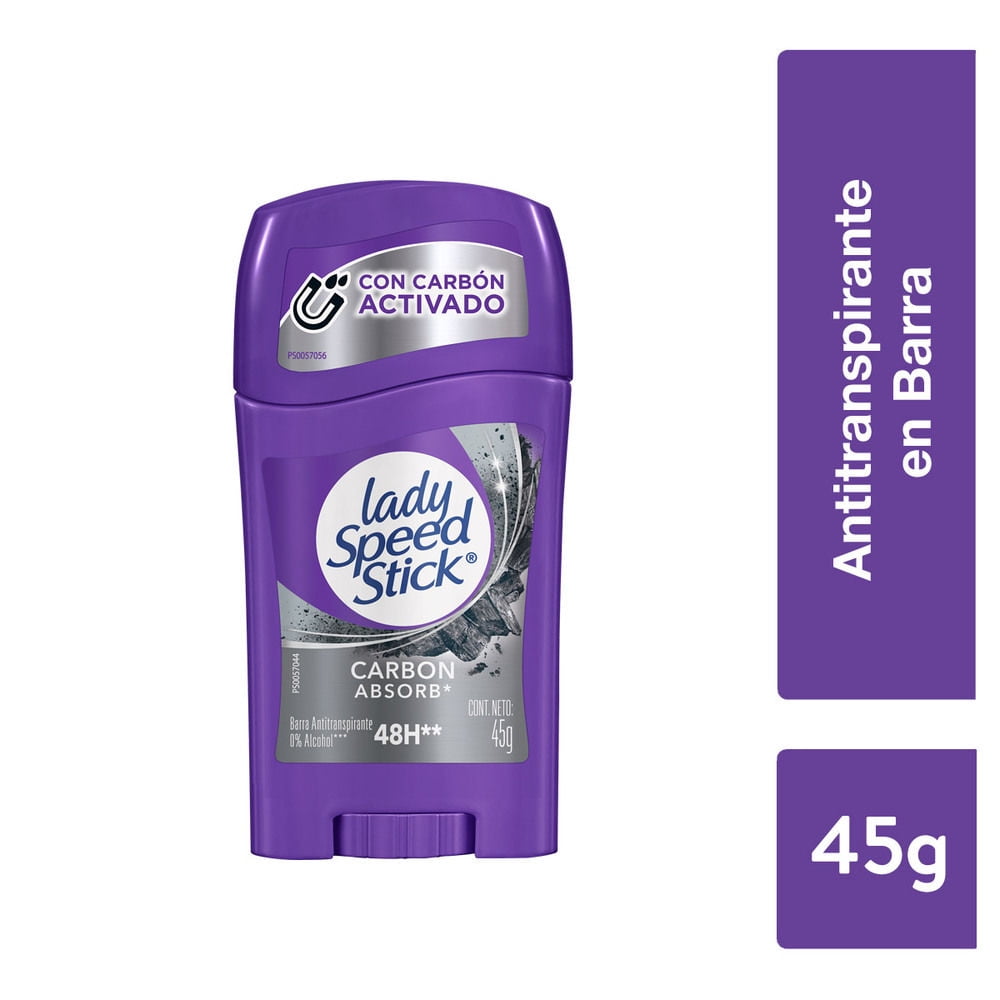 Lady Speed Stick - Desodorante Barra Carbon Absorbente
