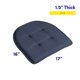 thumbnail image 2 of Cojín para silla Sweet Home Collection 43 × 41 cm Denim (paquete de 4), 2 of 6
