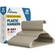 thumbnail image 1 of Juego de 30 perchas Lifemaster de plástico resistente, color marfil, 1 of 9